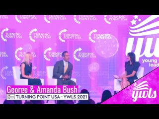 TPUSA · George y Amanda Bush en YWLS, la Cumbre de Liderazgo para Mujeres Jóvenes (11 junio 2021)