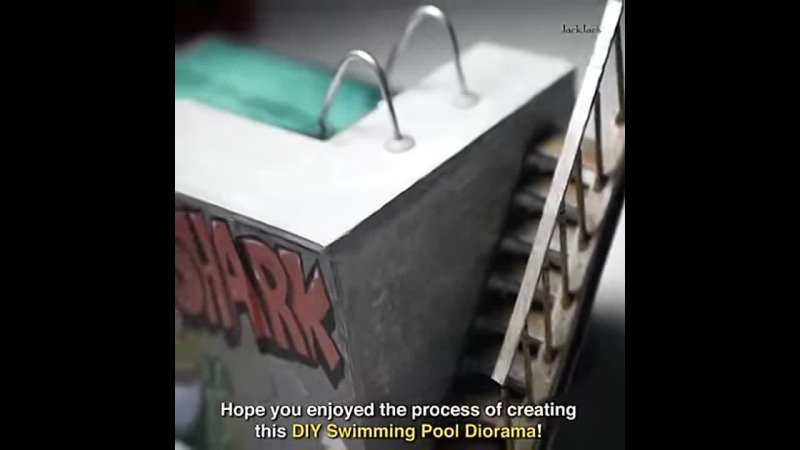 DIY Zombie Shark in a Swimming Pool