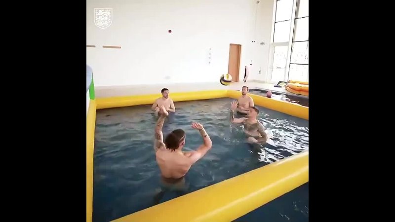 Englands water volleyball looks great