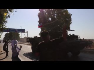 Курды в Телль-Тамре бросали камни в российский конвой из-за того, что турки отключили поганой курдятине воду :