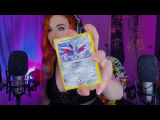 [Amouranth ASMR] ASMR Pokemon Card Opening with Amouranth | Opening all your boxes!