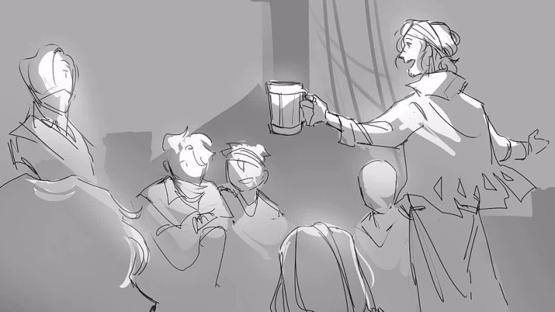 The Longest Johns Heres a Health to the Company animatic, read