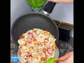 Пицца на сковороде