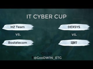 HZ Team vs. Rostelecom  |  IT CYBER CUP