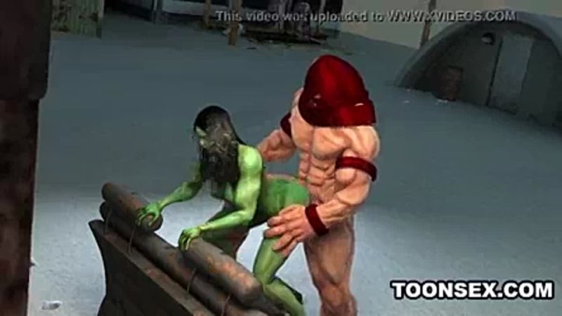 3 D Toon Mutant Babe Gets Fucked Hard