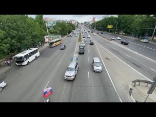 Во Владивостоке прошёл автопробег и митинг в честь Дня ВДВ (ВИДЕО)
