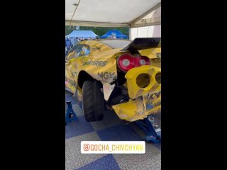 Gocha Chivchyan's MAHLE GT-R Crash.