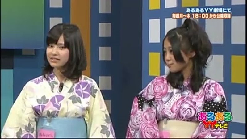 120711 NMB48 Matsuda Shiori Okita Ayaka Aruaru YY TV (512x288