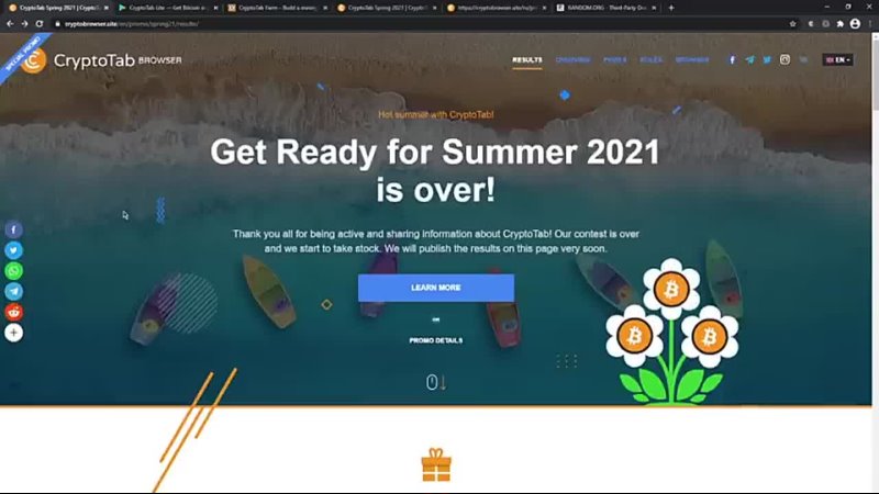 Crypto Tab 1001 Prizes Giveaway Stream Summer 2021 ( 480 X 854 ).