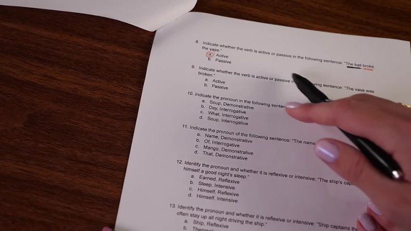 [Gibi ASMR] ASMR | Teacher Helps You with Grammar Test (over the shoulder POV)