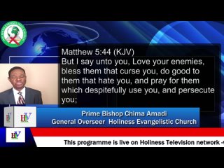 ABILITY TO LOVE -PRIMEBISHOP CHIMA AMADI[DIVINE SOLUTION]
