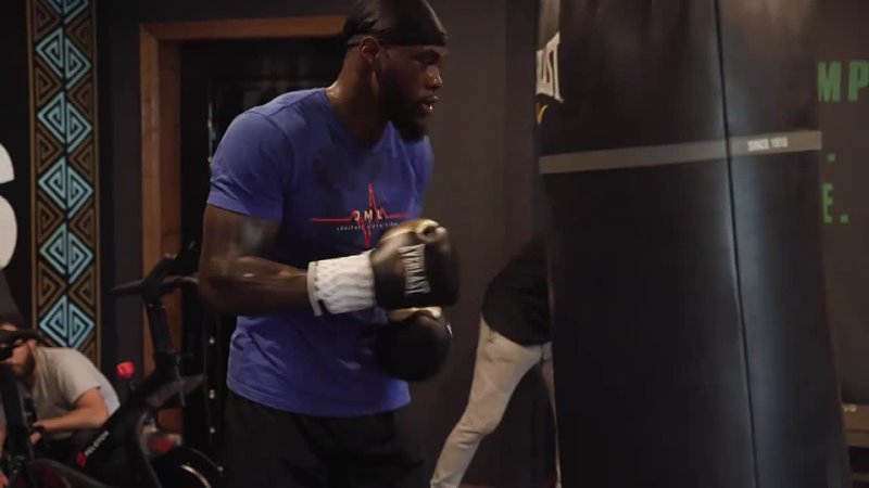 EXCLUSIVE Deontay Wilder Training Footage