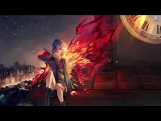 Тоука Киришима на крыше в Токийский Гуль - живые обои для Wallpaper Engine