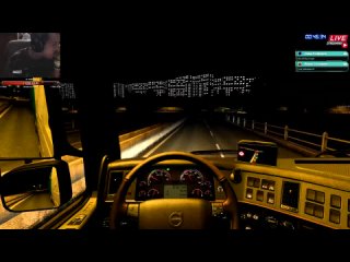 осенние покатушки Euro Truck Simulator 2  с модами. стрим Евг...