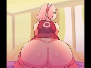 Sakura Haruno (Uchiha) - NSFW; gif; animation; milf; big ass; big butt; 3D sex porno hentai; (by @18dart2) [Naruto | Boruto]