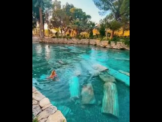 Cleopatra’s Pool, Pamukkale, Turkey