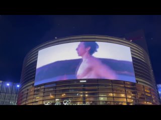 Adam Driver x Burberry Hero maxi digital billboard at Westfield Stratford