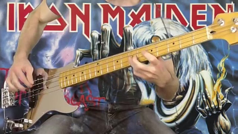 The Prisoner IRON MAIDEN Bass cover by DIDJE59