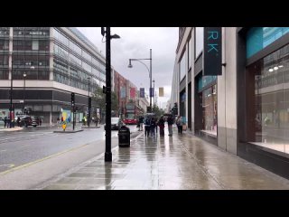 Central London In Rain Showers🌨🌨🌨 London Summer Walk - August 2021