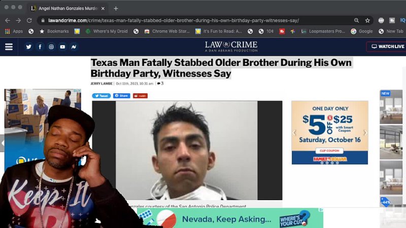 Texas Man Fatally Stabbed Older Brother During His Own Birthday