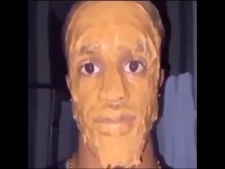 peanut butter face man