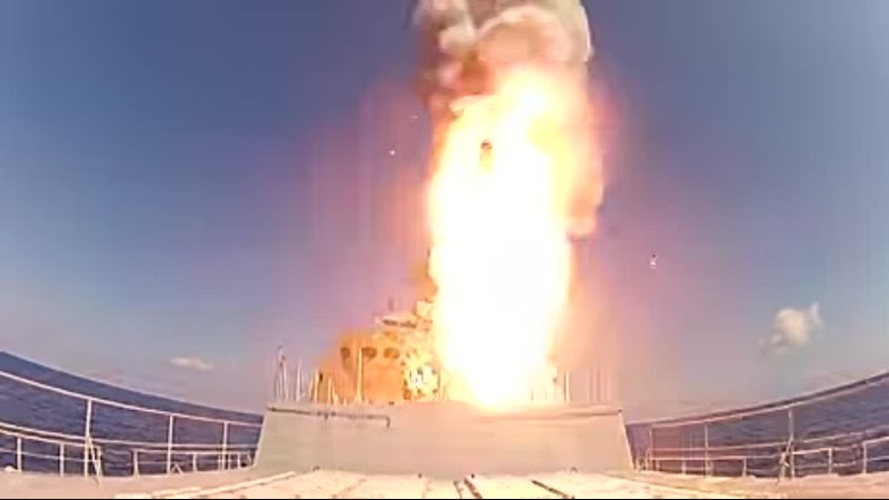 From Russia, with love , 1 Russian Cruise missiles striking
