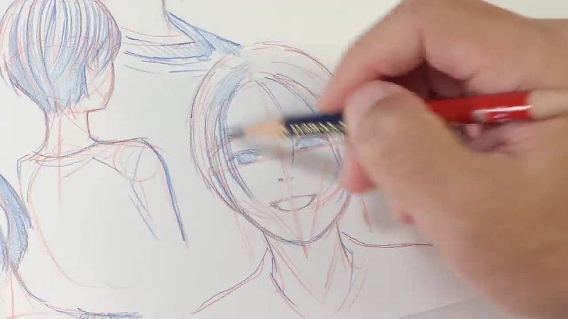 AKIHITO YOSHITOMI ショートカットヘア Drawing Shortcut