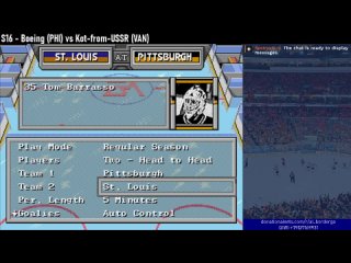 NHL94 SEASON 16 - AMATURE LEAGUE