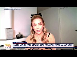 September 2, 2021 - Lysol campaign - Fox5dc - Sarah Michelle Gellar talks back-to-school program