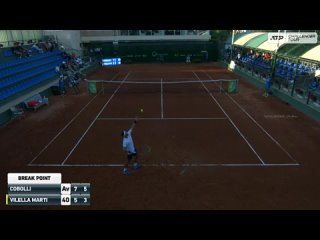 An angry Mario Vilella ends match with double fault vs Cobolli - ATP Challenger Murcia 2021