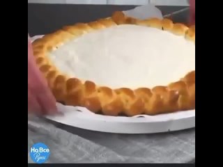 Как сделать красивые бортики для пирогов