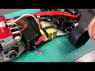 JohnnyQ90 FOUR Cylinder 1/6th Scale RC Car Build - Cooling, Electronics, Mods & FIRST Test!