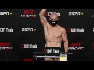 Ион Куцелаба - Взвешивание перед UFC Вегас 37