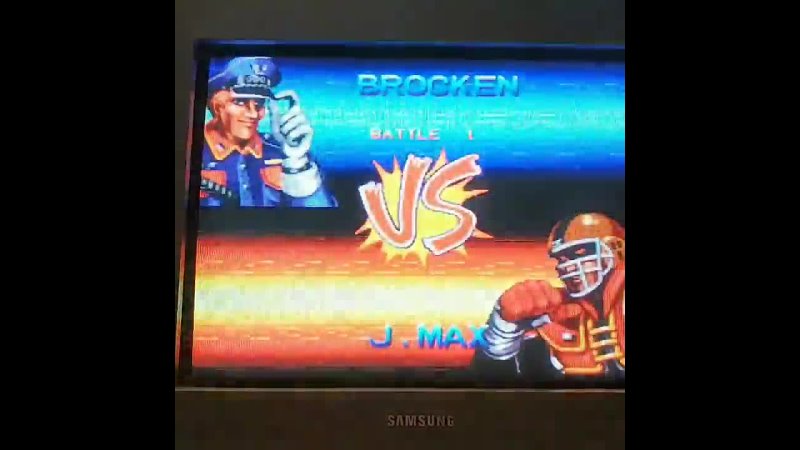 Brocken vs J. MAX World Heroes 2 Neo Geo