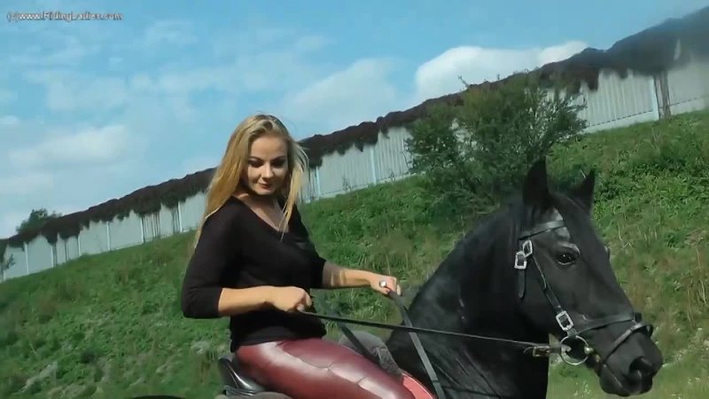 Horse Riding By A Hot Girl ( Part