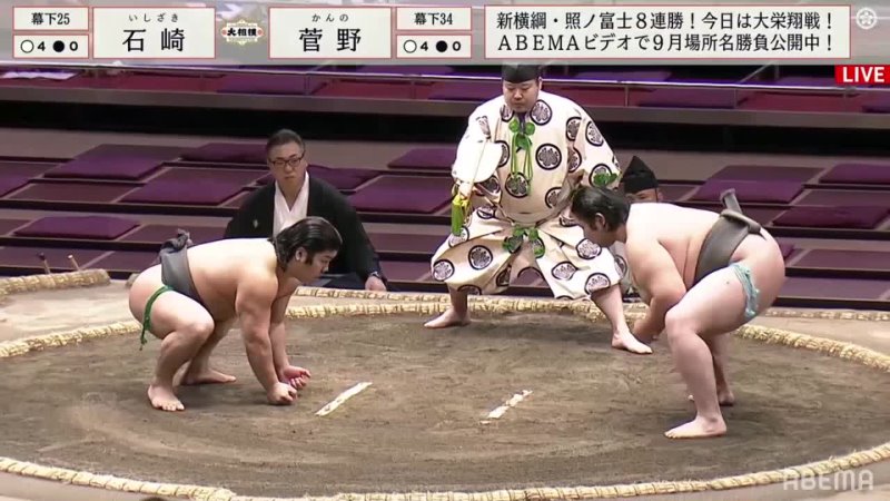 Ishizaki vs Kanno - Aki 2021, Makushita - Day 9