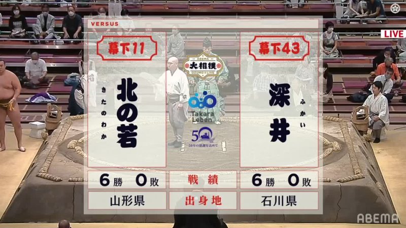 Kitanowaka vs Fukai - Aki 2021, Makushita Yusho - Day 13