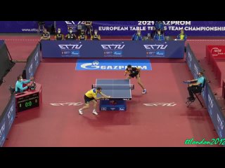 Patrick Franziska vs Yaroslav Zhmudenko | European Team Championships 2021