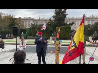20N · Convocatoria ’Acto de Afirmación Nacional’ en Plaza de Oriente, Madrid (20 noviembre 2021)