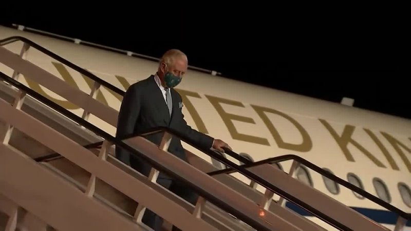Prince Charles Arrives in Barbados