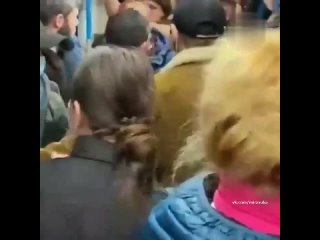 Бородачи устроили конфликт с москвичами в метро
