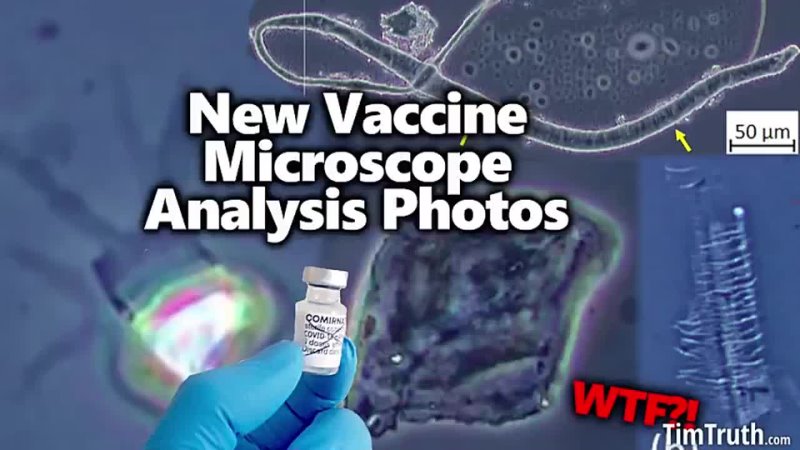 STRANGE OBJECTS: FASCINATING PFIZER VACCINE MICROSCOPE PHOTOS JUST RELEASED BY DR JOHN B