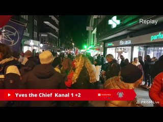 Demo für die Solidarität und Freilassung von IVAN Besitzer der WalliserKanne in Zermatt