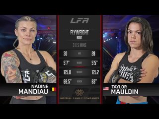 LFA 118: Nadine Mandiau vs. Taylor Mauldin