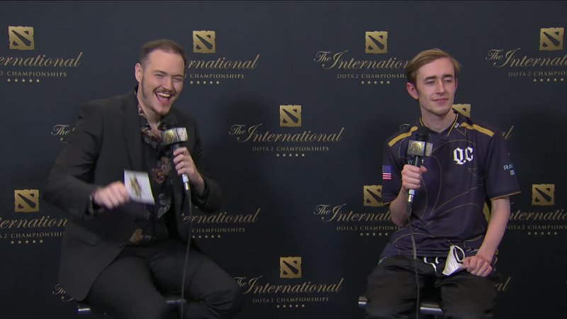 Interview with Quinn after the win vs Team Aster @ TI10