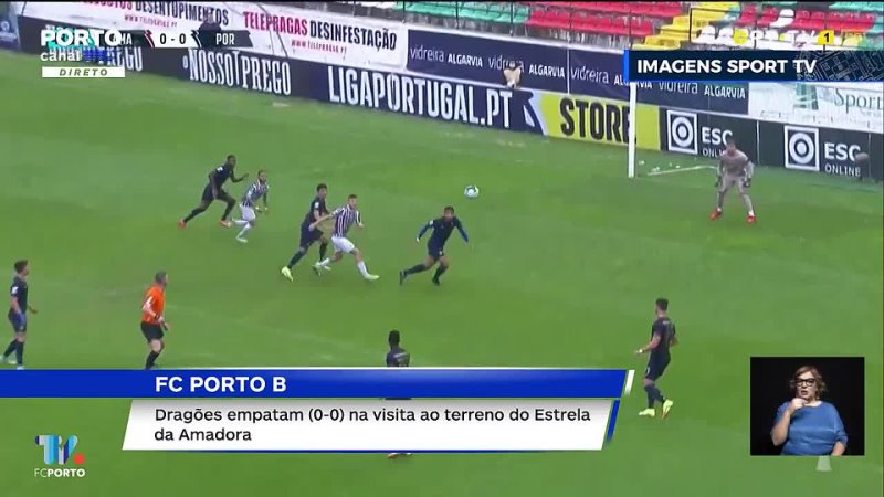 FC Porto B não conseguiu triunfar na Amadora (0-0)