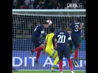 Adrien Rabiot with his first international goal