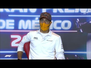 F1 2021. Round 18. Mexican Grand Prix. Drivers Press Conference
