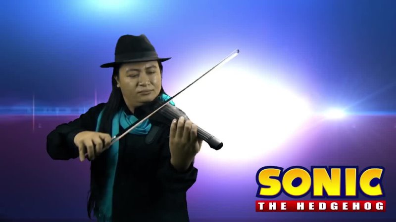 String Player Gamer Sonic the Hedgehog Starlight Zone ( Electric Violin Cover) 1080p