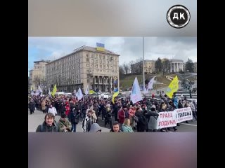 Антиваксеры украины вывалились на улицы, требуя отпустить своего лидера | ДЕРЗКИЙ КВАДРАТ